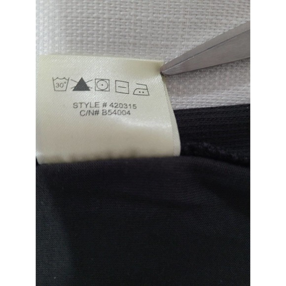 ROBERT BARAKETT Montreal Men's Size Large V Neck Long Sleeve Cotton Shirt Gray - Picture 8 of 8